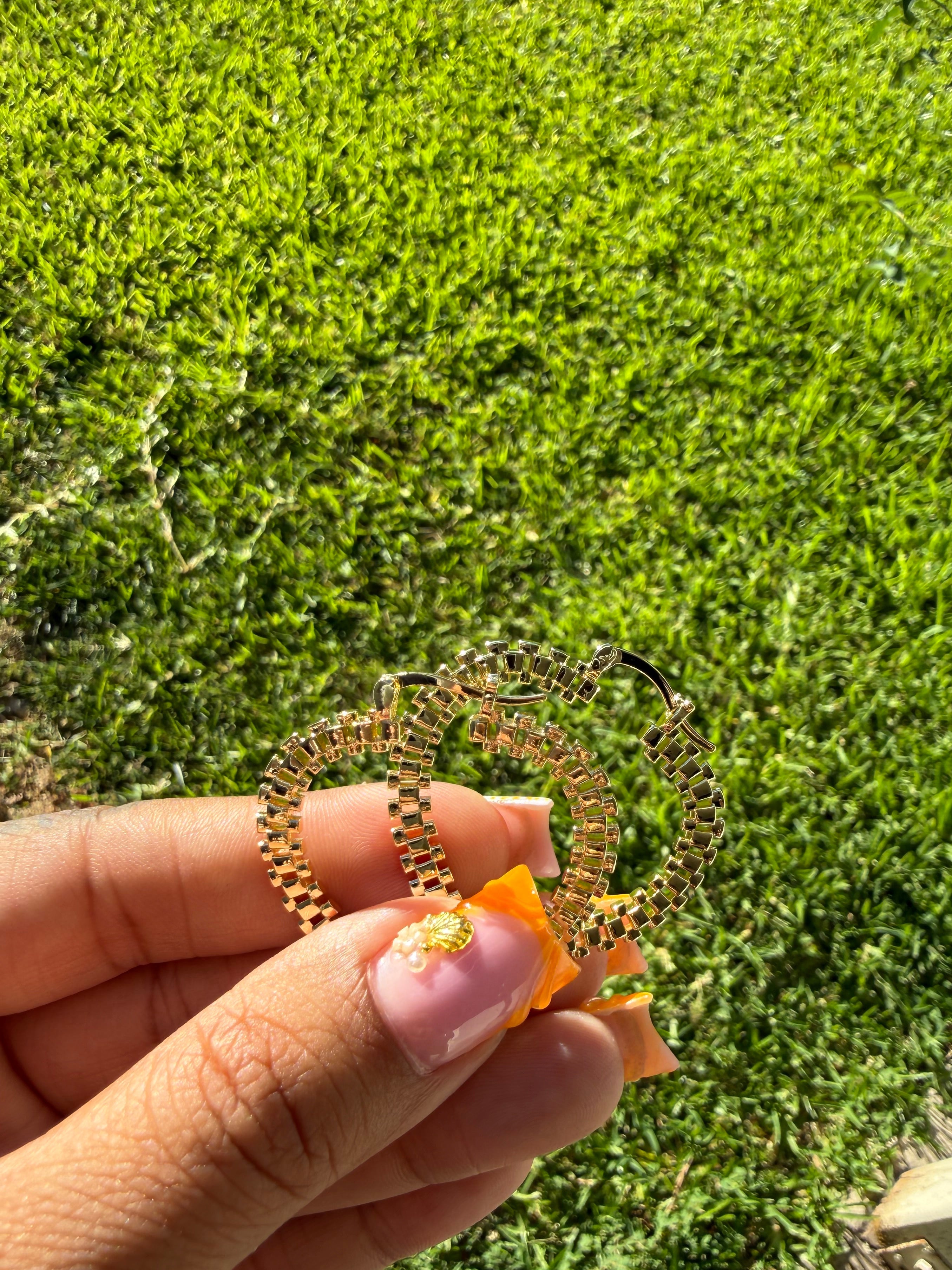 Thin Rolex HRT Hoops