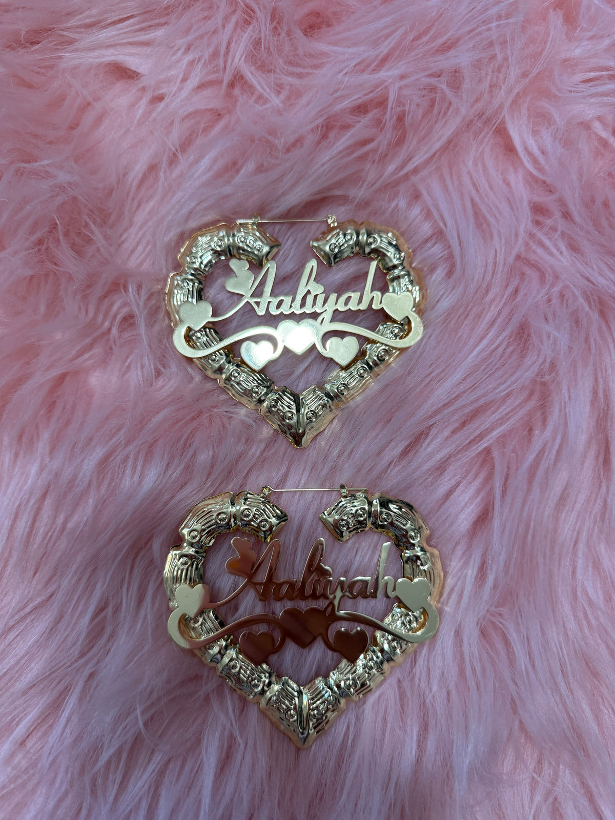 Bamboo Custom Earrings