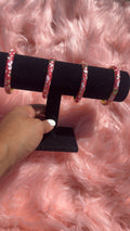Pink Flower Bracelet
