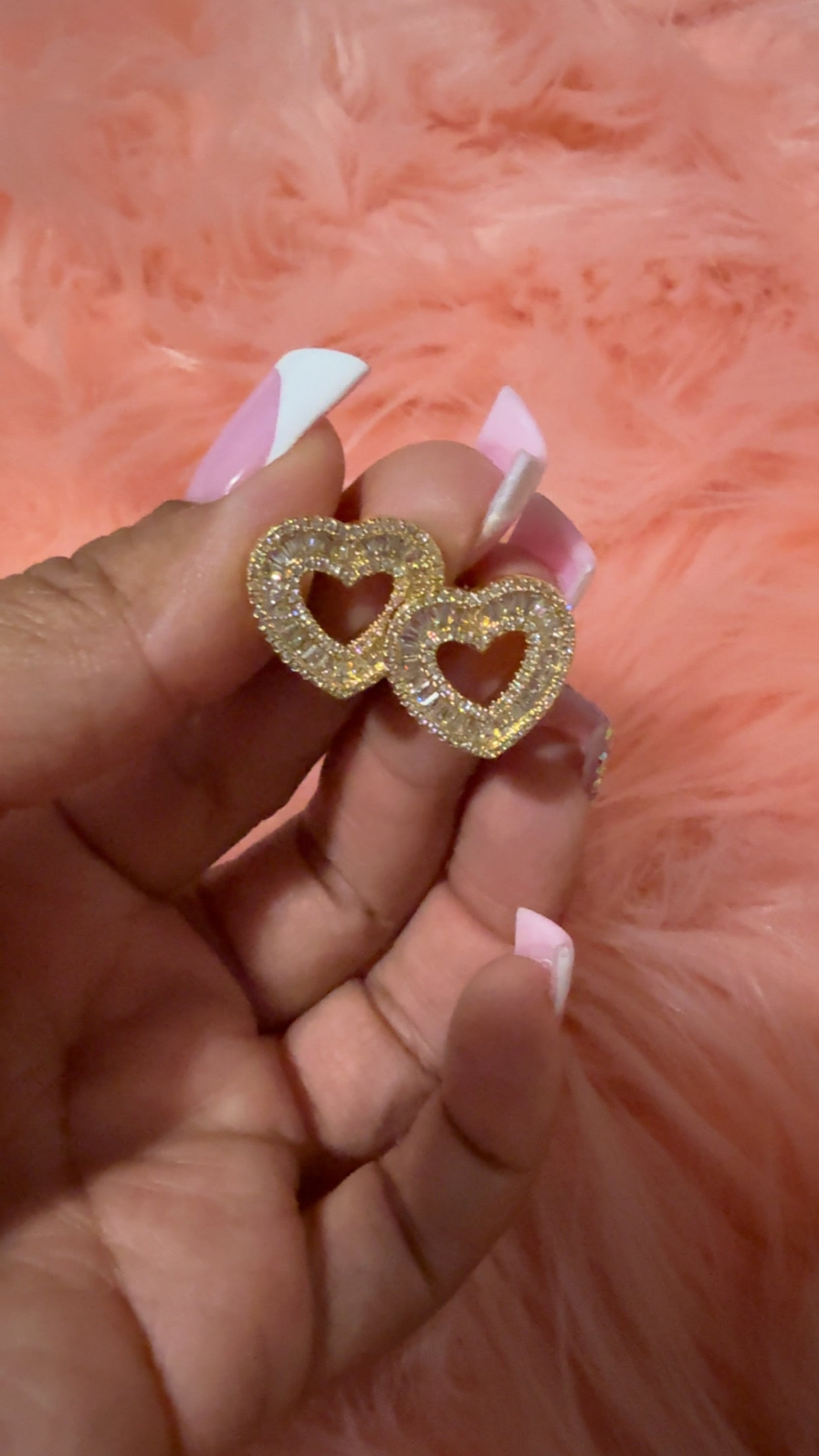 Shiny HRT stud Earrings