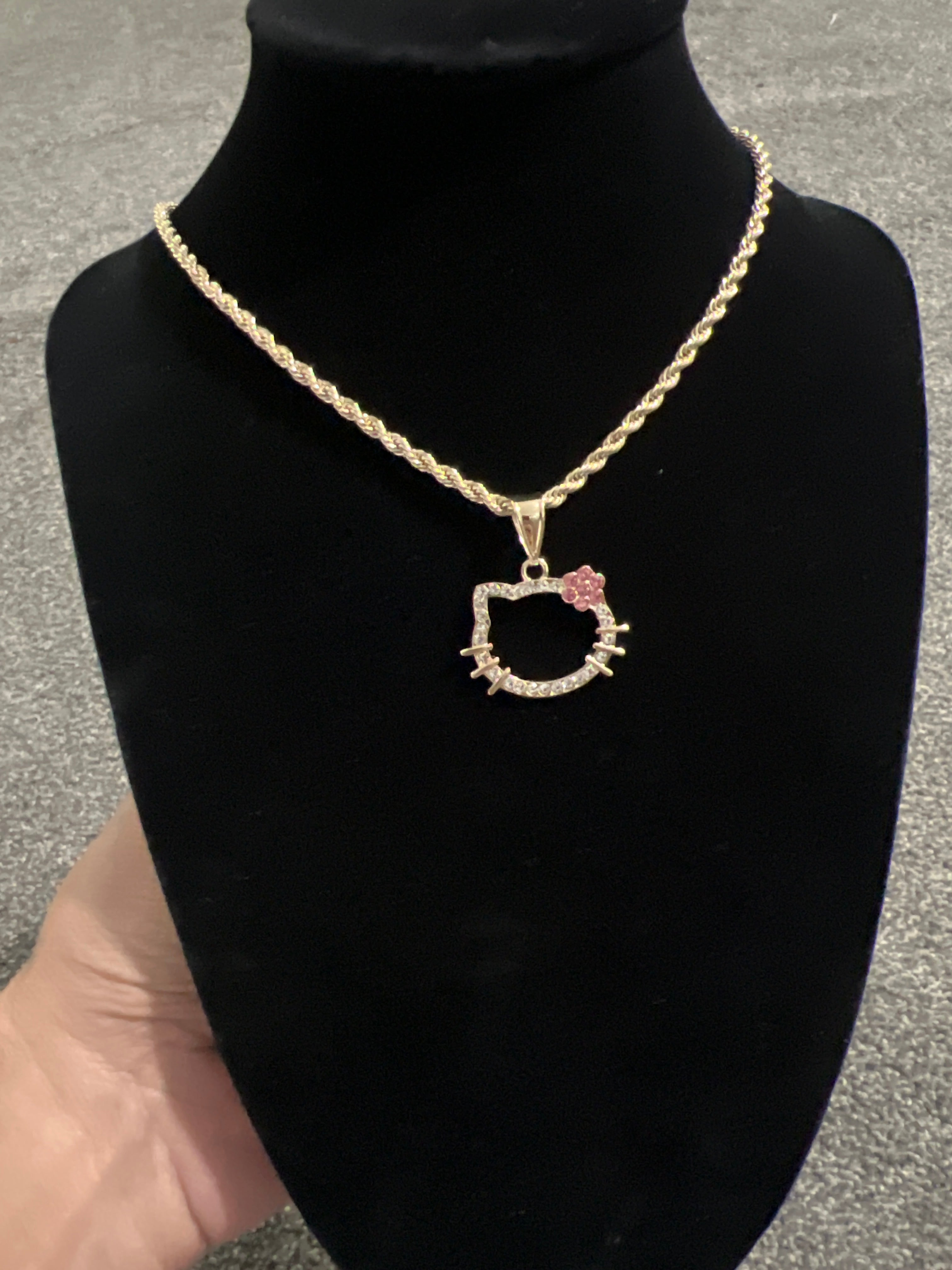 HK Open Pink Necklace