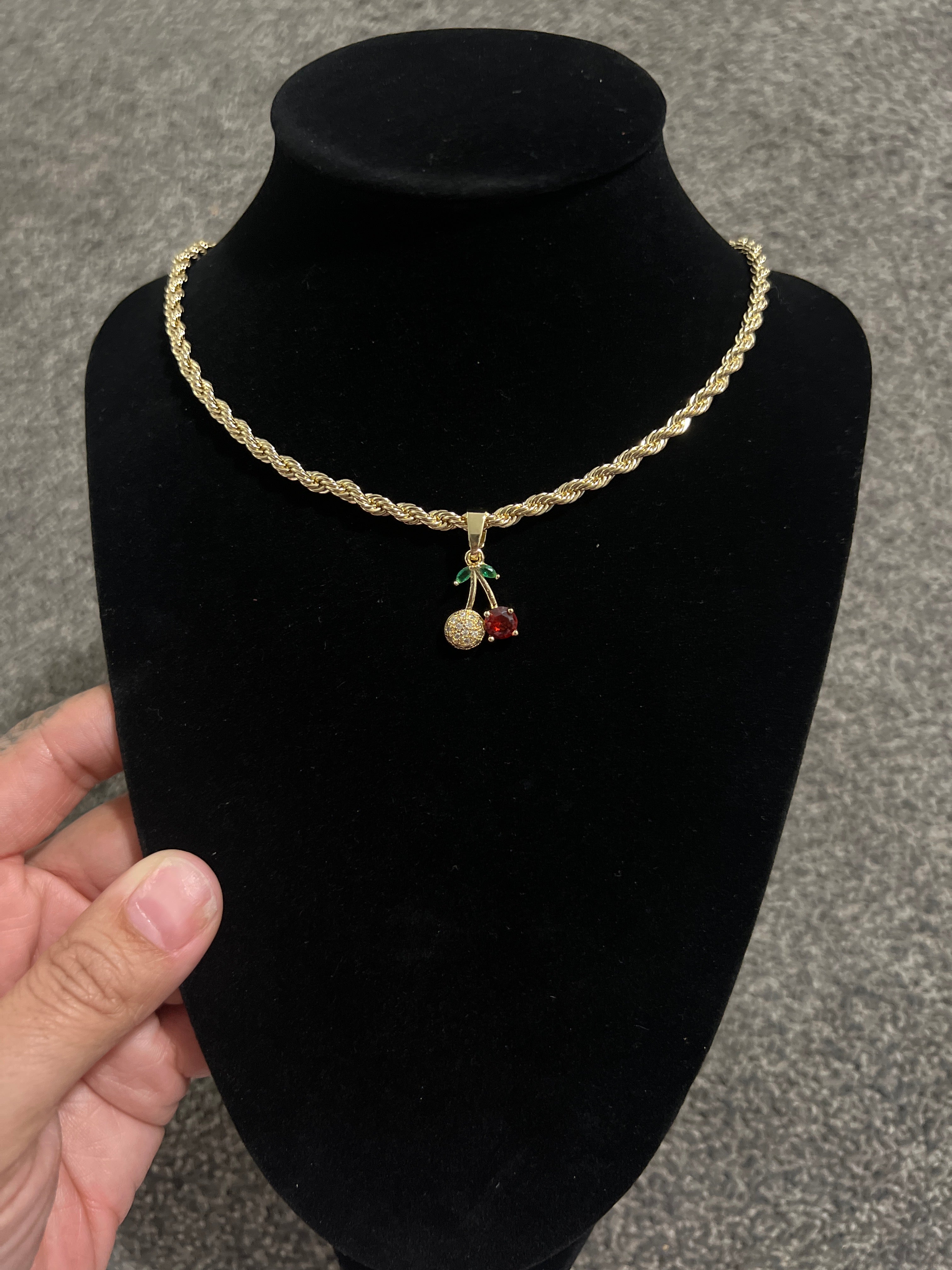 Red Cherry Necklace