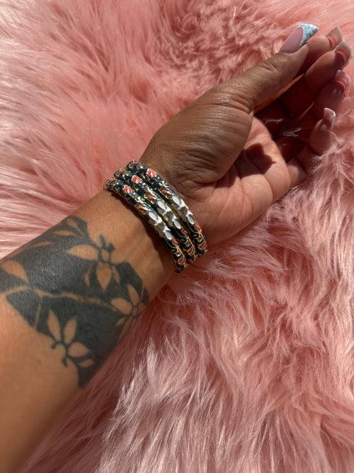 Bling Flower Bangles