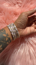 Bling Flower Bangles