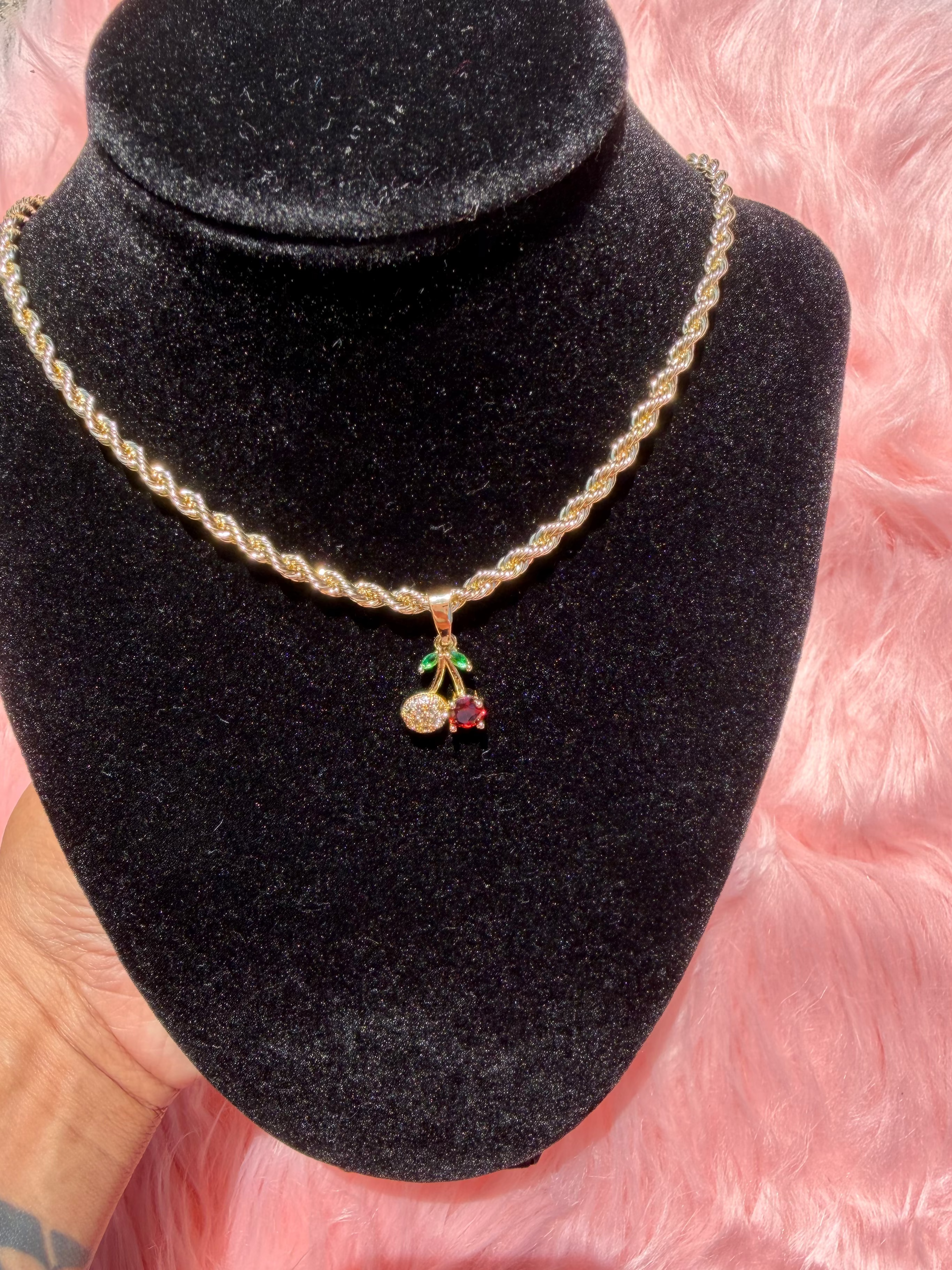 Red Cherry Necklace